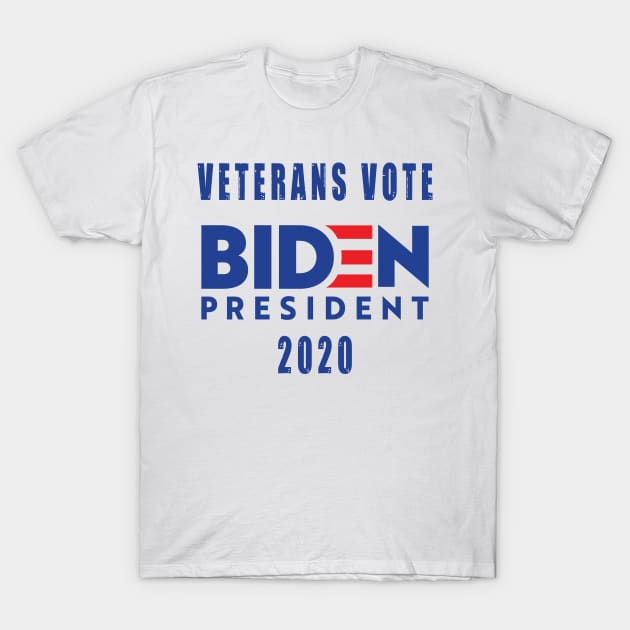 Veterans vote Biden 2020 T-Shirt by qrotero